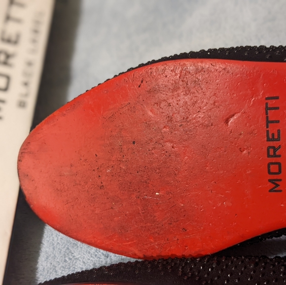 Moretti black label men's sz 7.5 shoes - Picture 8 of 8